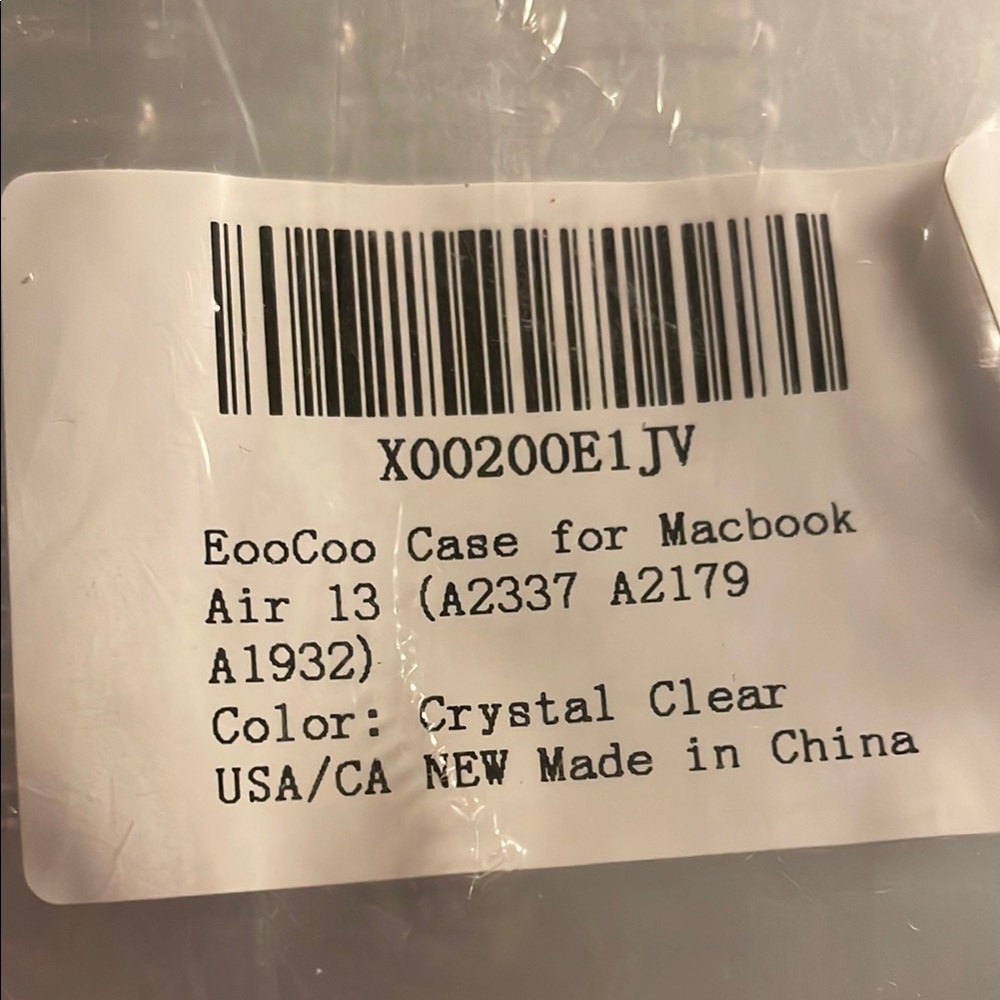 Crystal Clear MacBook Air 13 Case